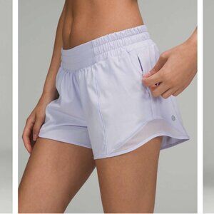 Lululemon Hotty Hot Low-Rise Lined Short 4" Pastel Blue(?) - Size 6